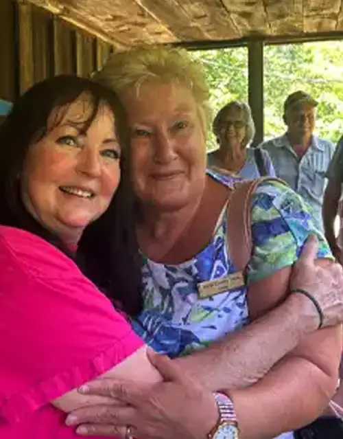 Group Travelers with Loretta's Family